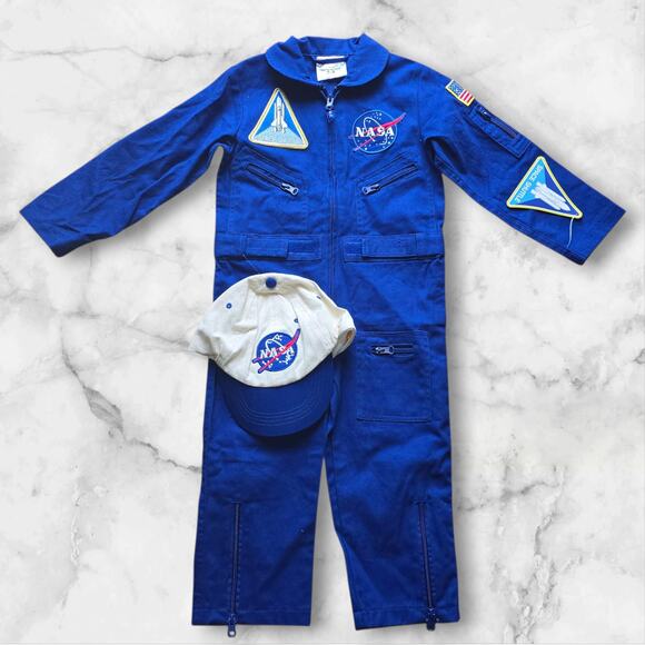 Kids NASA Flight Coveralls With Official NASA Patch